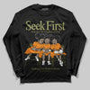 Olive Sneakers DopeSkill Long Sleeve T-Shirt New Seek First Graphic Streetwear - Black