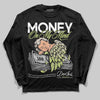 Jordan 5 “Luminous Green” DopeSkill Long Sleeve T-Shirt MOMM Graphic Streetwear - Black