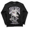 Jordan 2 Cement Grey DopeSkill Long Sleeve T-Shirt Stay High Graphic Streetwear - Black