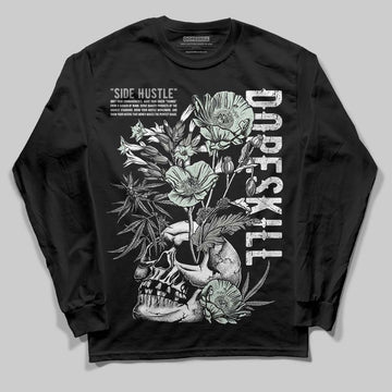 Jordan 1 Retro Low OG Year of the Snake (2025) DopeSkill Long Sleeve T-Shirt Side Hustle Graphic Streetwear - Black