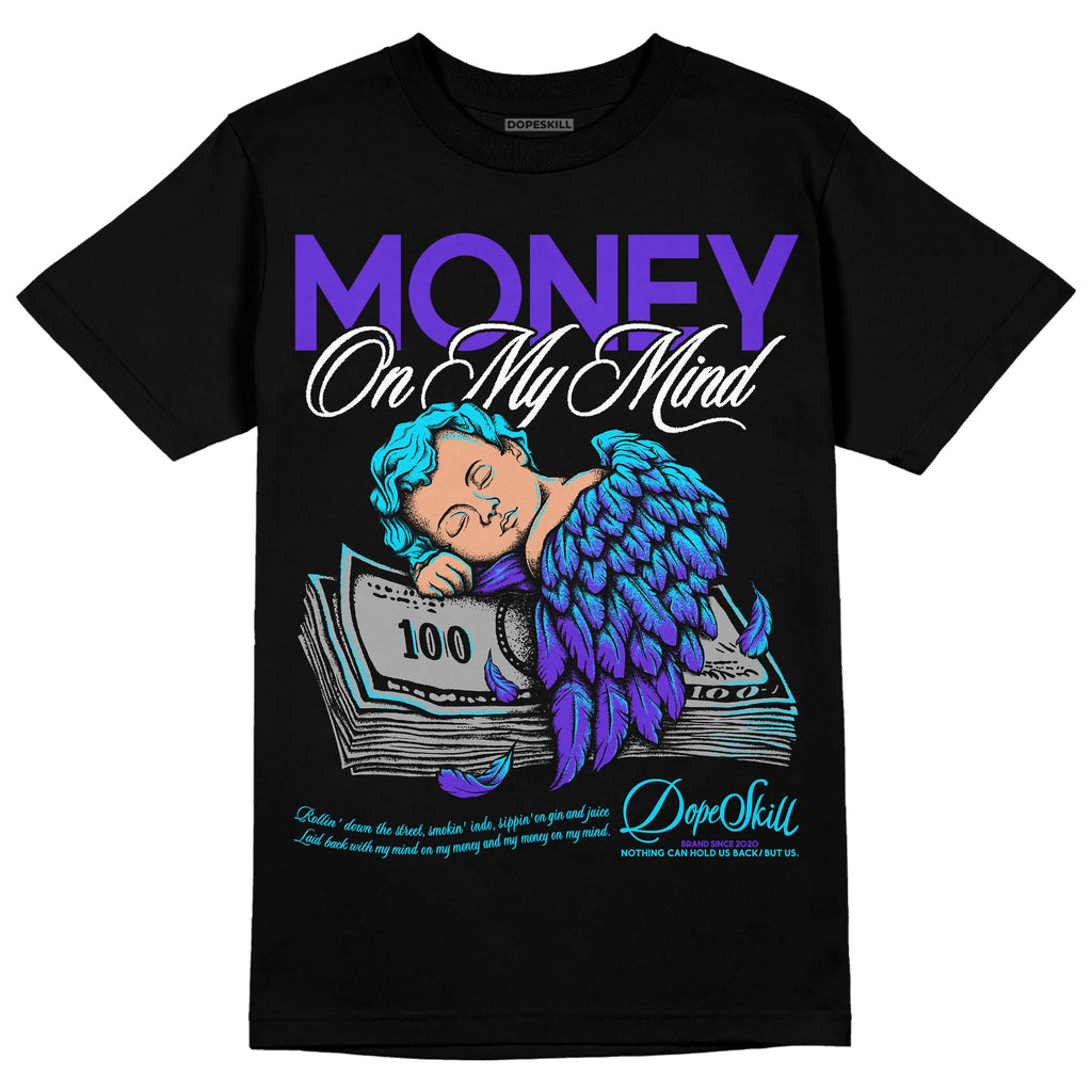 Jordan 6 "Aqua" DopeSkill T-Shirt MOMM Graphic Streetwear - Black