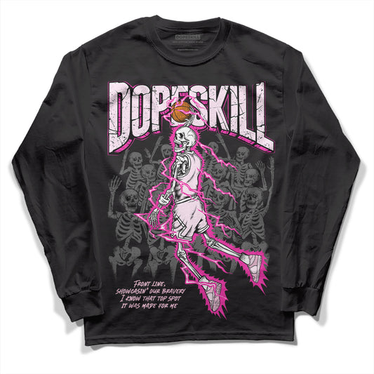 Dunk Low Triple Pink DopeSkill Long Sleeve T-Shirt Thunder Dunk Graphic Streetwear - Black