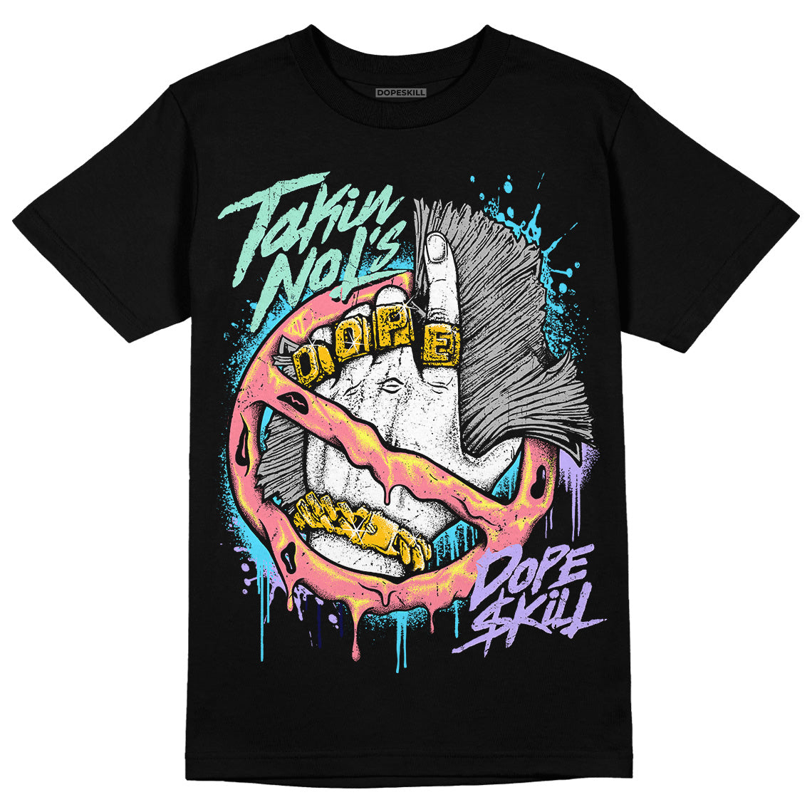 Dunk Low SE Candy Easter DopeSkill T-Shirt Takin No L's Graphic Streetwear - Black