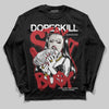 Nigel Sylvester x Jordan 1 Low OG “Nitro” DopeSkill Long Sleeve T-Shirt Stay It Busy Graphic Streetwear - Black