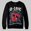 Jordan 1 Low OG “Storm Blue” DopeSkill Sweatshirt Crying Heart Graphic Streetwear - Black