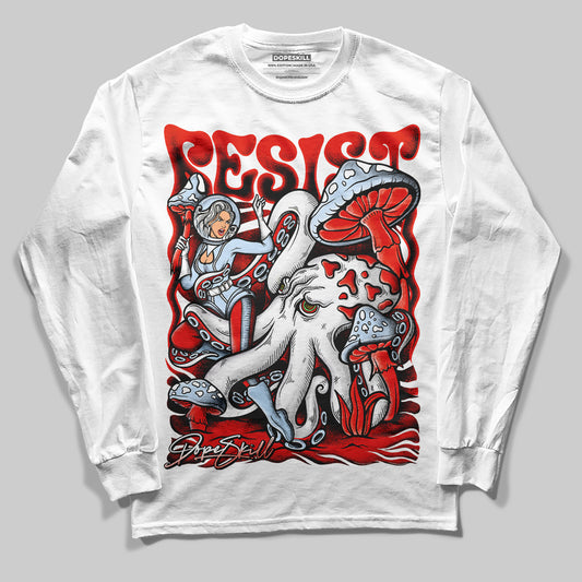 Jordan 6 Retro Toro Bravo DopeSkill Long Sleeve T-Shirt Resist Graphic Streetwear - White