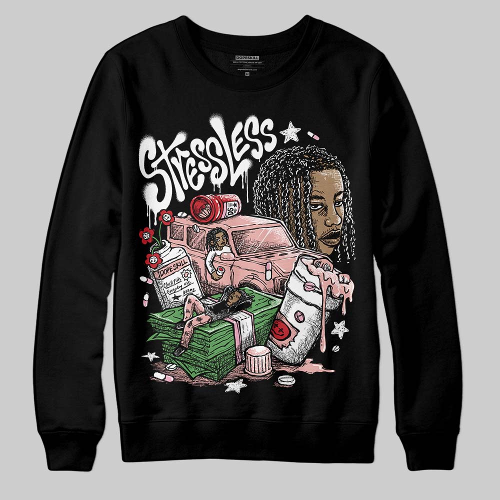 Jordan 1 Low OG “Rust Pink” DopeSkill Sweatshirt Stressless Graphic Streetwear - black