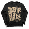 TAN Sneakers DopeSkill Long Sleeve T-Shirt Drip Too Hard Graphic Streetwear - Black