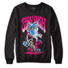 Jordan 1 Low GS “Fierce Pink” Dopeskill Sweatshirt Stay High Graphic Streetwear - Black