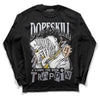 Jordan 4 Retro Frozen Moments DopeSkill Long Sleeve T-Shirt Sorry I've Been Trappin Graphic Streetwear - Black