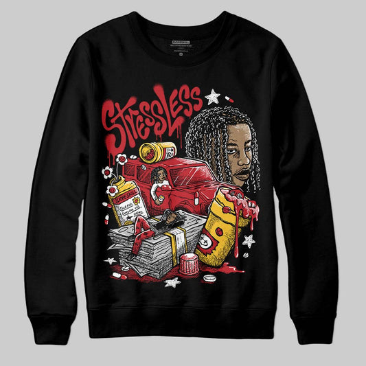 Jordan 14 Retro Ferrari (2025) DopeSkill Sweatshirt Stressless Graphic Streetwear - Black