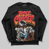 Red Sneakers DopeSkill Long Sleeve T-Shirt Paper Chaser Boy Graphic Streetwear - black