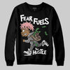 Harris Tweed x Wmns Dunk Low 'Black Phantom' DopeSkill Sweatshirt Fear Fuels The Hustle Graphic Streetwear - black