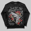 Grey Sneakers DopeSkill Long Sleeve T-Shirt Don't Bet Against Us Graphic Streetwear - Black
