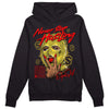 Jordan 4 Thunder DopeSkill Hoodie Sweatshirt Never Stop Hustling Graphic Streetwear - Black 