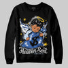 Awake NY x Jordan 5 Retro 'Black Racer Blue' DopeSkill Sweatshirt Heaven Sent Graphic Streetwear - Black