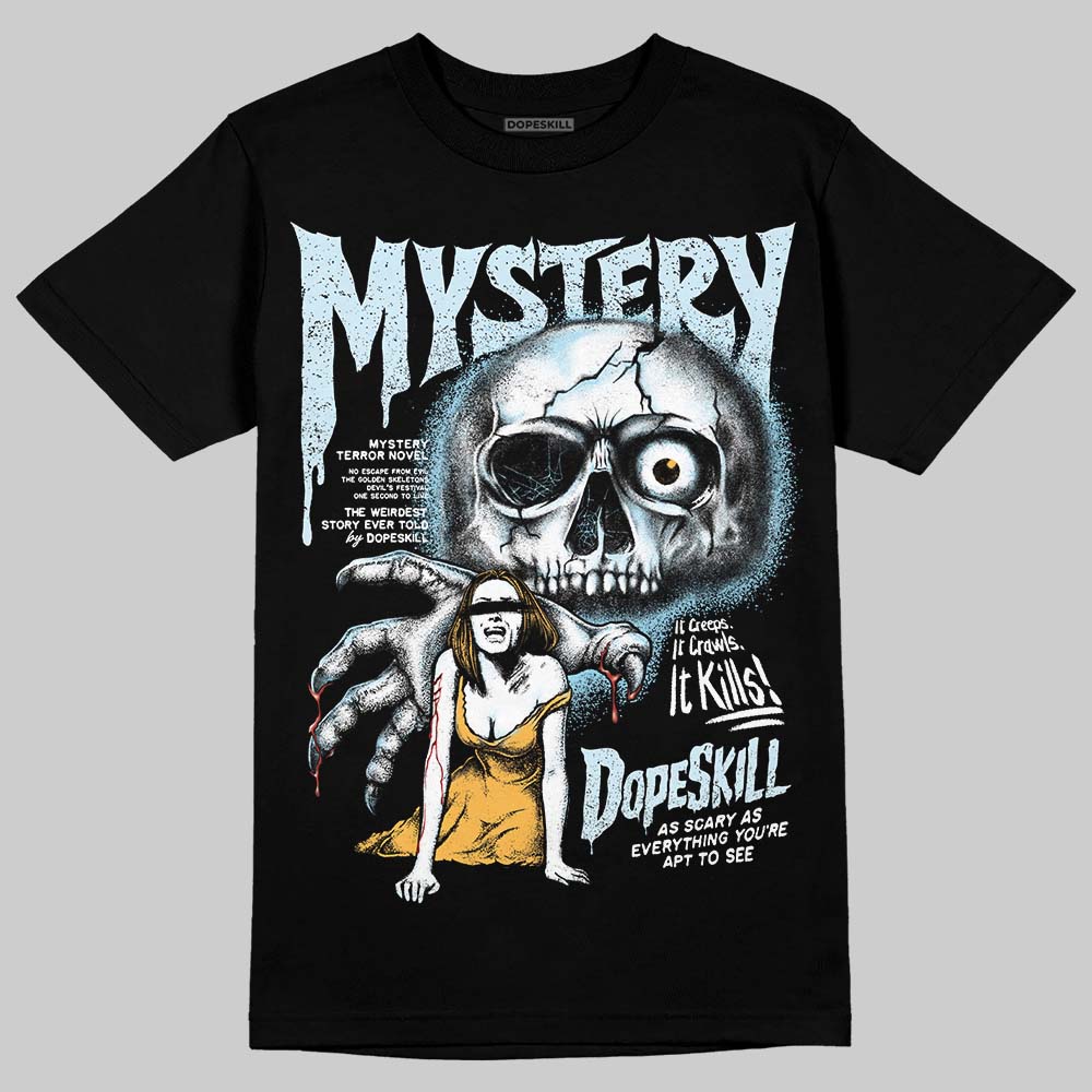 Vans Knu Stack Vintage Satin Dream Blue DopeSkill T-Shirt Mystery Ghostly Grasp Graphic Streetwear - Black