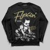 Olive Sneakers DopeSkill Long Sleeve T-Shirt Flexin' Graphic Streetwear - Black