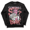 Valentine's Day Collection DopeSkill Long Sleeve T-Shirt Stay It Busy Graphic Streetwear - Black