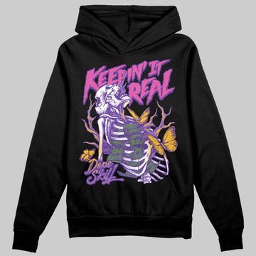 PURPLE Sneakers DopeSkill Hoodie Sweatshirt Keepin' It Real Graphic Streetwear  black