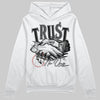 Jordan 14 "Black/White" DopeSkill Hoodie Sweatshirt Trust No One Graphic Streetwear - White