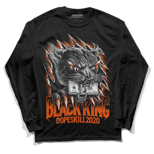 MSCHF Super Normal 2 Orange Milk DopeSkill Long Sleeve T-Shirt Black King Graphic Streetwear - Black