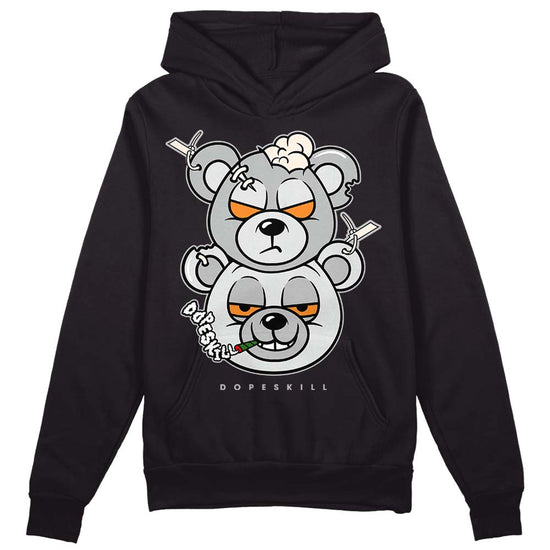 Dunk Low Cool Grey DopeSkill Hoodie Sweatshirt New Double Bear Graphic Streetwear - Black