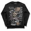 Jordan 4 Retro Frozen Moments DopeSkill Long Sleeve T-Shirt Side Hustle Graphic Streetwear - Black