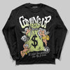 Jordan 11 “Inner Beast” DopeSkill Long Sleeve T-Shirt Money Bag Coming Up Graphic Streetwear - Black