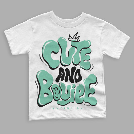 Jordan 3 "Green Glow" DopeSkill Toddler Kids T-shirt Cute and Boujee Graphic Streetwear - White 