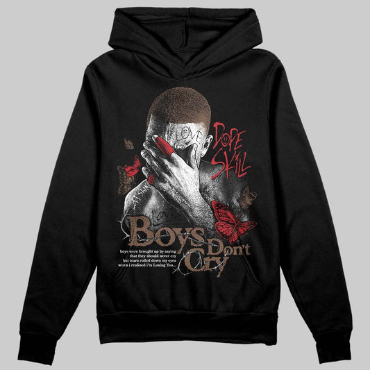 Jordan 9 'Olive' DopeSkill Hoodie Sweatshirt Boys Don't Cry Graphic Streetwear - Black