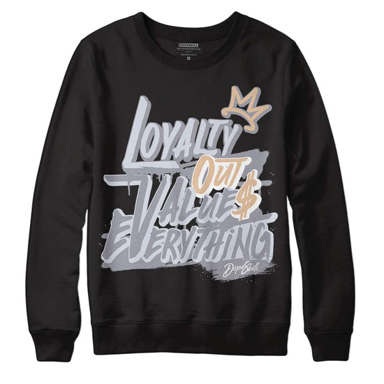 Jordan 4 Retro Frozen Moments DopeSkill Sweatshirt LOVE Graphic Streetwear - Black 