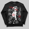 Jordan 10 Retro Shadow (2025) DopeSkill Long Sleeve T-Shirt Built Different Graphic Streetwear - Black