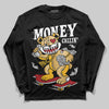 Jordan 12 Retro 'Taxi' 2025 DopeSkill Long Sleeve T-Shirt Money Callin' Graphic Streetwear - Black