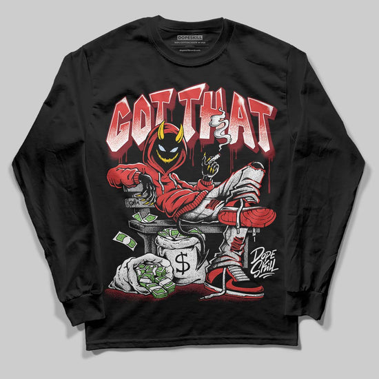 Jordan 6 “Reverse Infrared” DopeSkill Long Sleeve T-Shirt Got That Graphic Streetwear - Black
