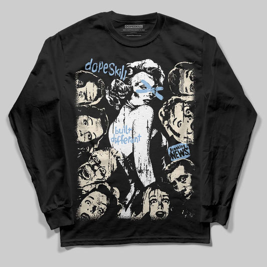 Nike Air Diamond Turf Must Be the Money DopeSkill Long Sleeve T-Shirt Built Different Graphic Streetwear - Black