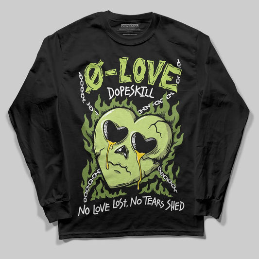 Dunk Low Pro SB 'Fruity Pack - Green Apple' DopeSkill Long Sleeve T-Shirt Crying Heart Graphic Streetwear - Black