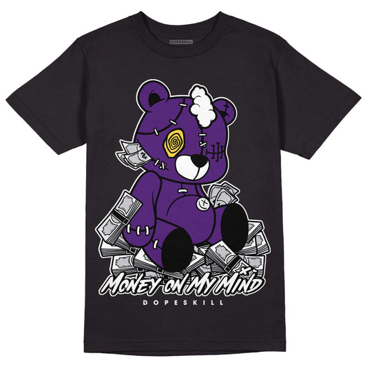 Jordan 12 “Field Purple” DopeSkill T-Shirt MOMM Bear Graphic Streetwear - Black
