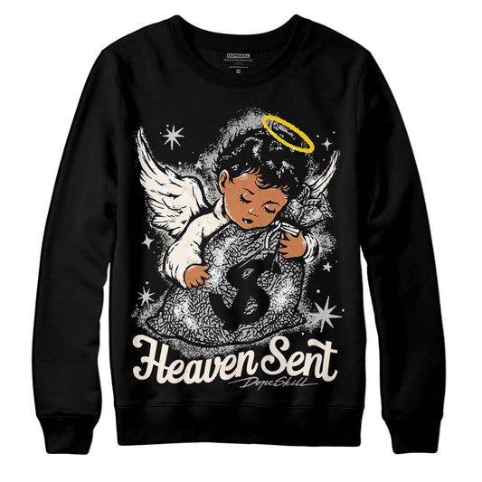 Jordan 3 “Off Noir” DopeSkill Sweatshirt Heaven Sent Graphic Streetwear - Black