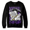 Jordan 3 Dark Iris DopeSkill Sweatshirt Sorry I've Been Trappin Graphic Streetwear - Black