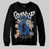 Jordan 1 Low OG “Storm Blue” DopeSkill Sweatshirt Money Bag Coming Up Graphic Streetwear - Black