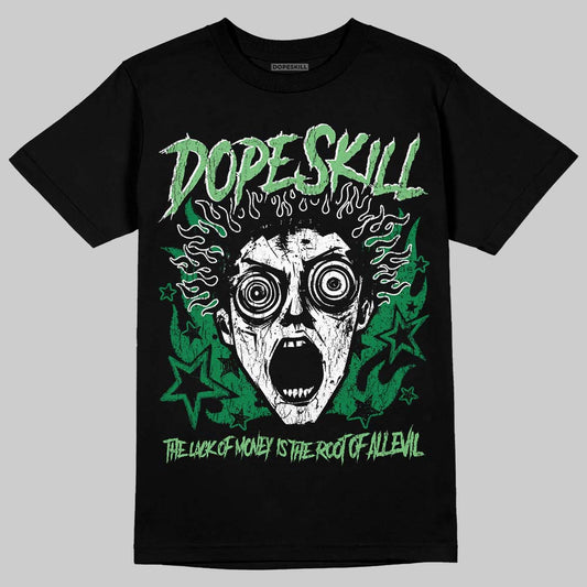 Green Sneakers DopeSkill T-Shirt Root of Evil Graphic Streetwear - Black