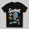 Jordan 4 Denim “Worn Blue” DopeSkill Toddler Kids T-shirt Self Made Graphic Streetwear - black