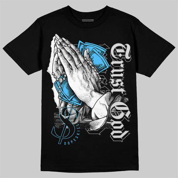 Dunk Low ‘Pure Platinum’ DopeSkill T-Shirt Trust God Graphic Streetwear - Black