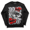 Jordan 2 Retro "Black Cement" DopeSkill Long Sleeve T-Shirt Don't Quit Graphic Streetwear - Black