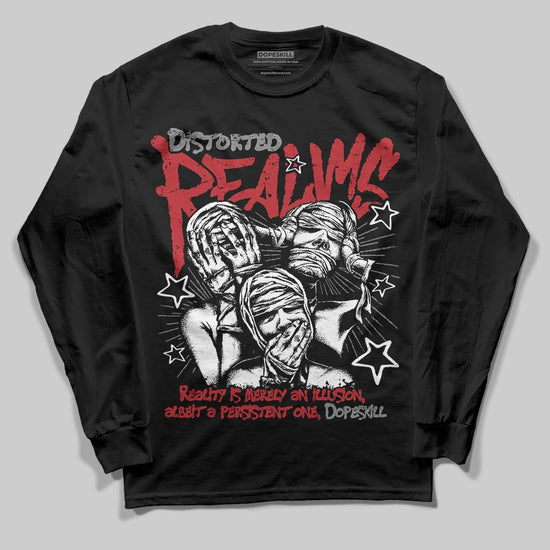 Jordan 8 Retro Bugs Bunny (2025) DopeSkill Long Sleeve T-Shirt Distorted Realms Graphic Streetwear - Black