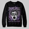 PURPLE Sneakers DopeSkill Sweatshirt Root of Evil Graphic Streetwear - Black