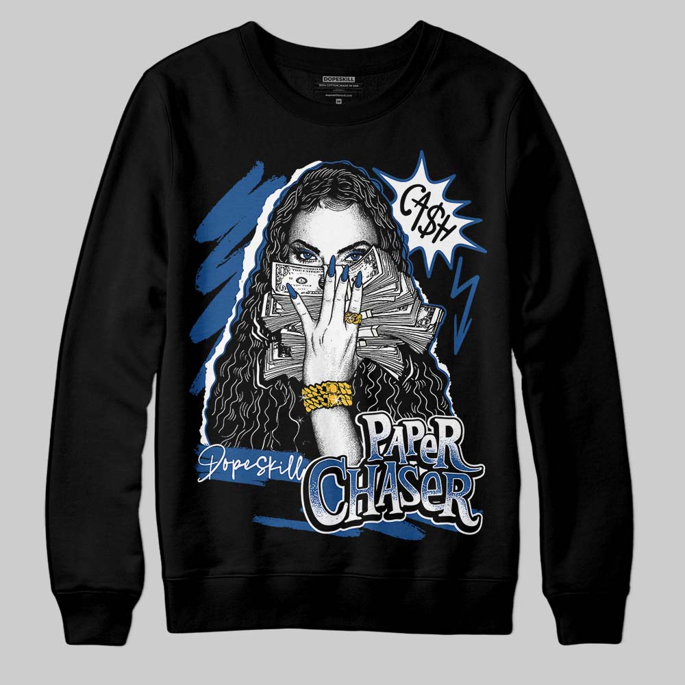 Jordan 1 Low OG “Storm Blue” DopeSkill Sweatshirt NPC Graphic Streetwear - black