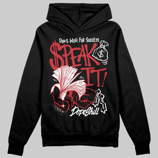 Jordan 1 Low OG "Chicago" DopeSkill Hoodie Sweatshirt Speak It Graphic Streetwear - Black