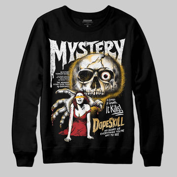 Jordan 12 Retro 'Taxi' 2025 DopeSkill Sweatshirt Mystery Ghostly Grasp Graphic Streetwear - Black